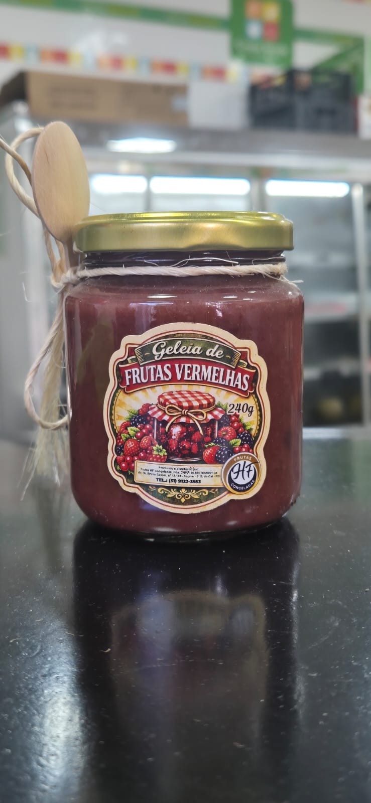 Geleia Artesanal Frutas Vermelhas